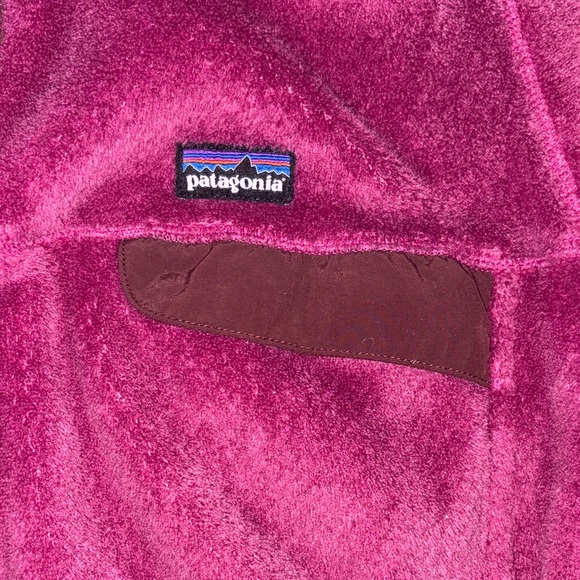 Patagonia Rosehip Berry is Fleece Jacket Womens Large excellent condition #twee - Picture 3 of 10